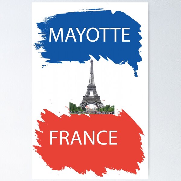 Mayotte Mamoudzou Poster for Sale by worldpopulation