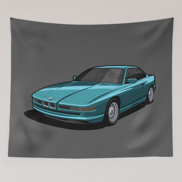 Item preview, German Legend 8er 850 CSI  E31 Blue Green Turquoise Classic designed and sold by SketchNinja.