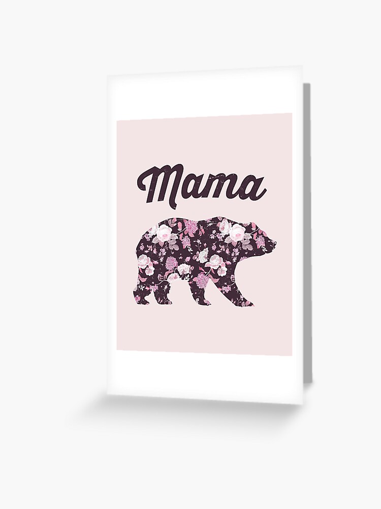 Floral Mama Bear Graphic by MagnoliaMoonArt · Creative Fabrica
