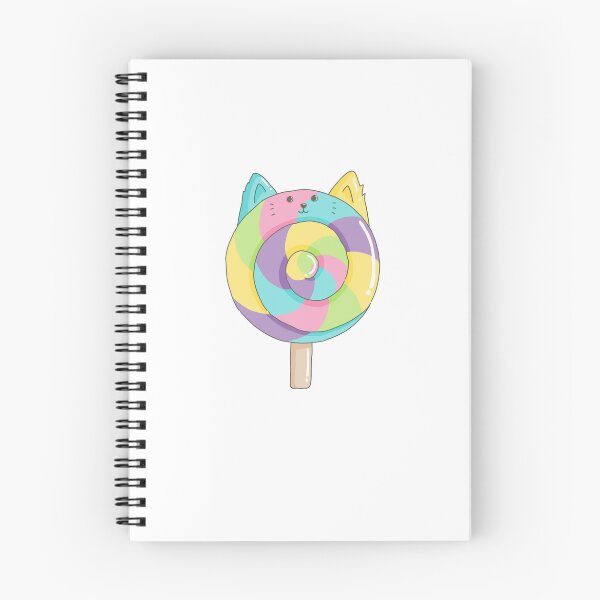 Item preview, Colorful candy cat pastel  designed and sold by Batoonshop.