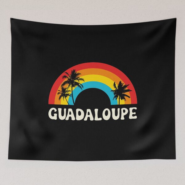 Item preview, Guadeloupe Vacation Souvenir Rainbow designed and sold by Delightfully Cynical.