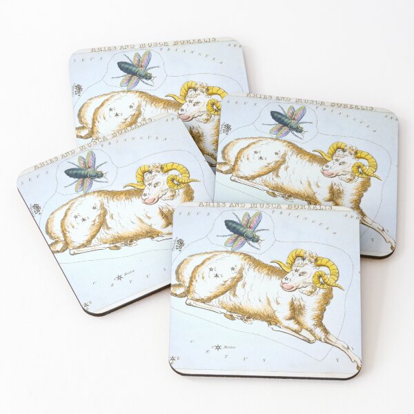 Item preview, Aries and Busca Borealis Constellation Map designed and sold by jadeandjester.