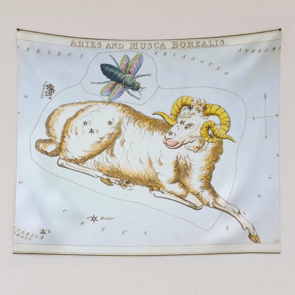 Item preview, Aries and Busca Borealis Constellation Map designed and sold by jadeandjester.