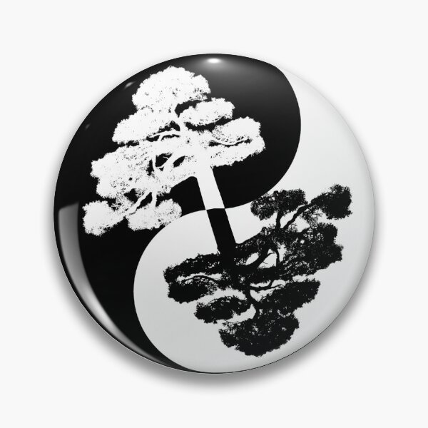 Item preview, Cute Ying Yang Bonsai Lover Feng Shui Yin Yang Bonsai Tree designed and sold by Minnesnowta.