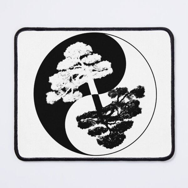 Item preview, Cute Ying Yang Bonsai Lover Feng Shui Yin Yang Bonsai Tree designed and sold by Minnesnowta.