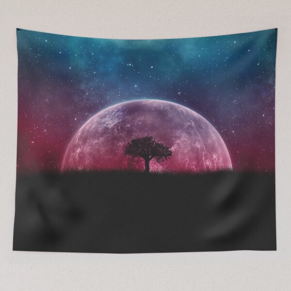Item preview, Planet Tree Moon Galaxy Stars designed and sold by Aicon.