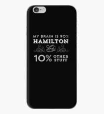 My Brain is 90% Hamilton Vintage T-Shirt from the Hamilton Broadway Musical - Aaron Burr Alexander Hamilton Gift iPhone Case