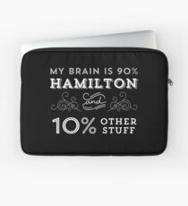 My Brain is 90% Hamilton Vintage T-Shirt from the Hamilton Broadway Musical - Aaron Burr Alexander Hamilton Gift Laptop Sleeve