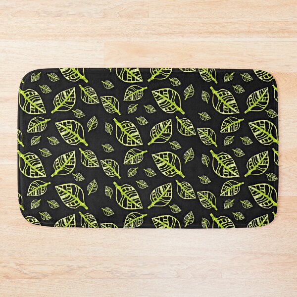 Item preview, Copy of green leaf on black designed and sold by Design-Arte.