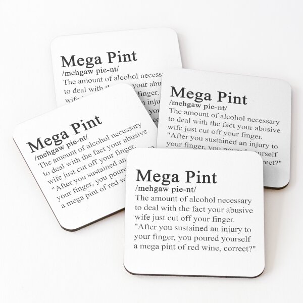 Item preview, A Mega Pint  - definition designed and sold by ValentinaHramov.