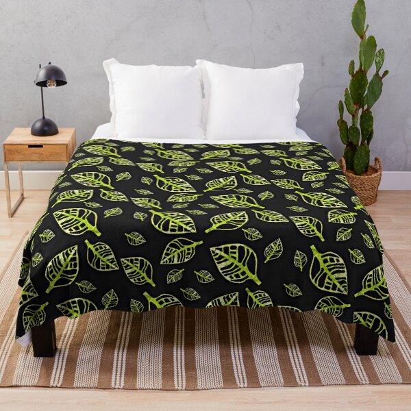 Item preview, Copy of green leaf on black designed and sold by Design-Arte.