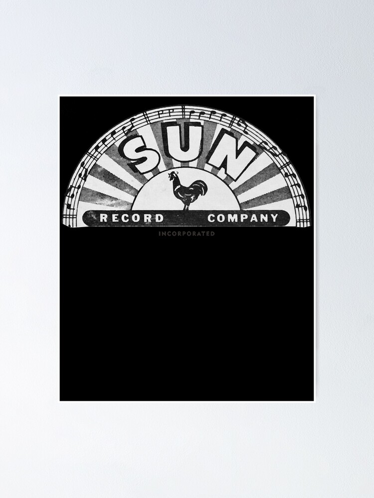 “sun records logo " Poster for Sale by lillirodri | Redbubble