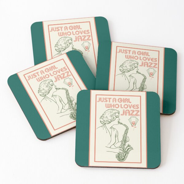 Artikelvorschau, Nur ein Mädchen, das Jazz Vintage liebt entworfen und verkauft von greenstreetShop.