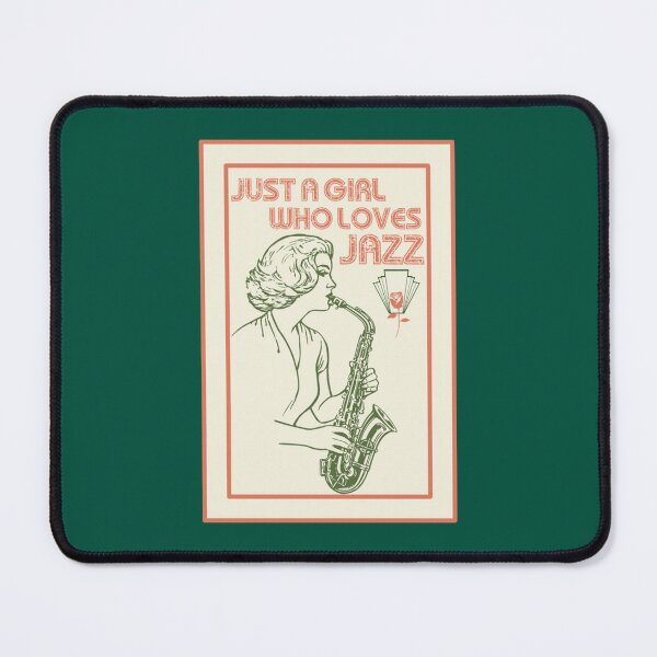 Artikelvorschau, Nur ein Mädchen, das Jazz Vintage liebt entworfen und verkauft von greenstreetShop.