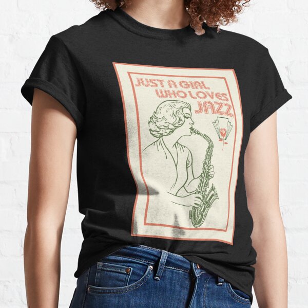 Item preview, Just a Girl who loves Jazz Vintage   designed and sold by greenstreetShop.