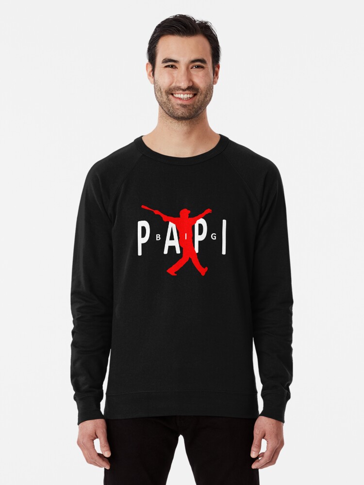 Big Papi Air Jordan Style Logo | Lightweight Sweatshirt