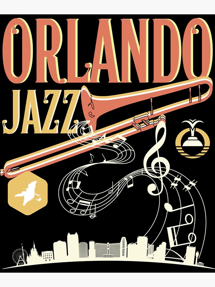 "Orlando Jazz, Music Festival Trumpet City symbols, Jazz Band Music