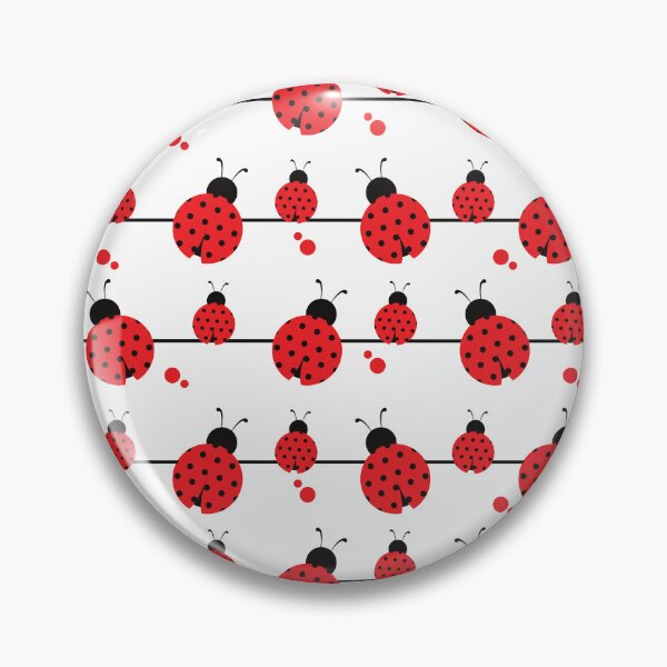 Item preview, Beautiful little red and black lady bug pattern designed and sold by Sam Artist.