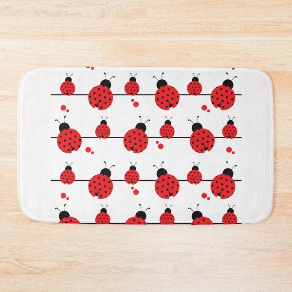 Item preview, Beautiful little red and black lady bug pattern designed and sold by Sam Artist.