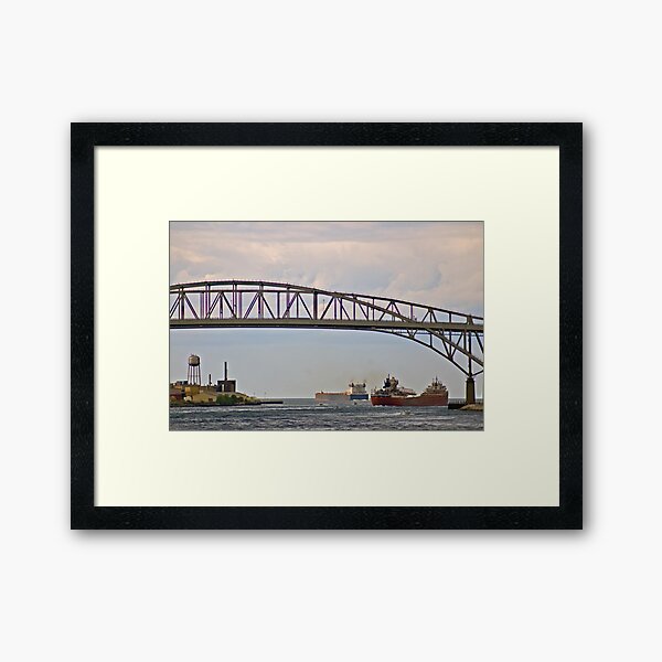 Under the bidge Framed Art Print