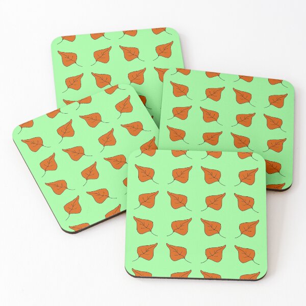 Item preview, Autumn leaves in children's style designed and sold by artdragongift 15.