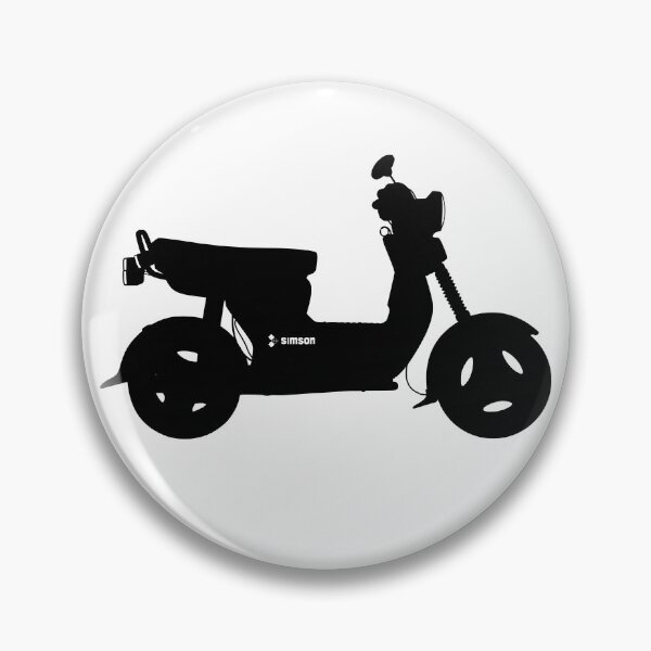 Item preview, Simson SR50 scooter black silhouette best t-shirt design designed and sold by EdimDesign.