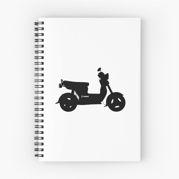 Item preview, Simson SR50 scooter black silhouette best t-shirt design designed and sold by EdimDesign.