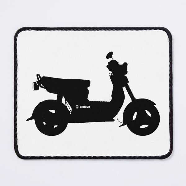 Item preview, Simson SR50 scooter black silhouette best t-shirt design designed and sold by EdimDesign.