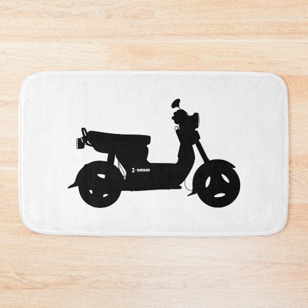 Item preview, Simson SR50 scooter black silhouette best t-shirt design designed and sold by EdimDesign.