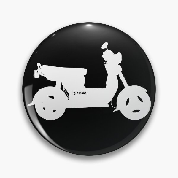Item preview, Simson SR50 scooter white silhouette best t-shirt design designed and sold by EdimDesign.