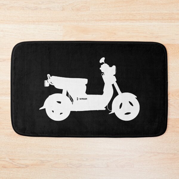 Item preview, Simson SR50 scooter white silhouette best t-shirt design designed and sold by EdimDesign.