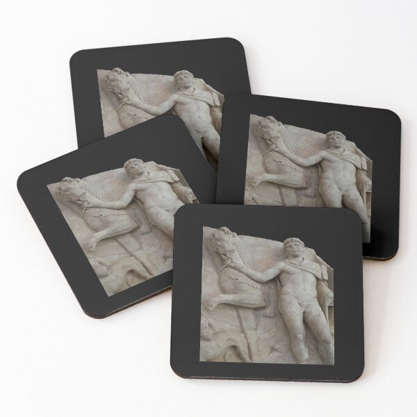 Item preview, Royal Hero Horse And Hounds Sebasteion Relief Cut Out designed and sold by taiche.