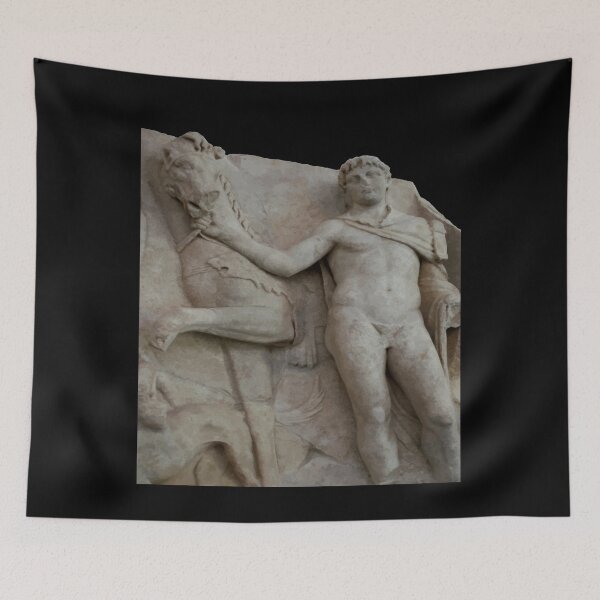 Item preview, Royal Hero Horse And Hounds Sebasteion Relief Cut Out designed and sold by taiche.