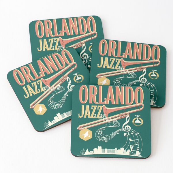 Artikelvorschau, Orlando Jazz, Trompetenstadtsymbole des Musikfestivals, Jazzband-Musikkonzertmerch entworfen und verkauft von greenstreetShop.