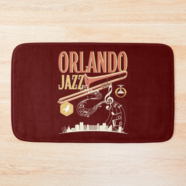 Artikelvorschau, Orlando Jazz, Trompetenstadtsymbole des Musikfestivals, Jazzband-Musikkonzertmerch entworfen und verkauft von greenstreetShop.