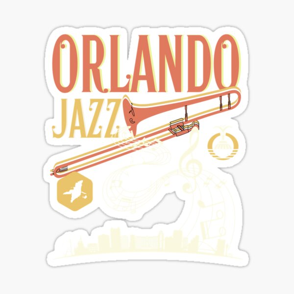 Item preview, Orlando Jazz, Music Festival  Trumpet City symbols, Jazz Band Music Concert merch   designed and sold by greenstreetShop.