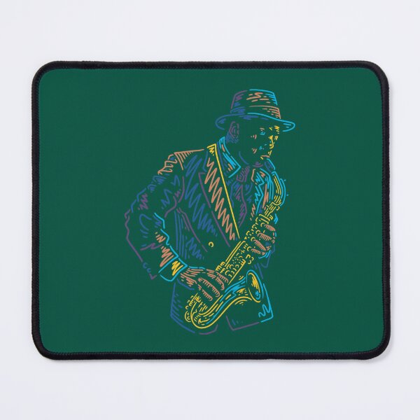 Artikelvorschau, Saxophon-Jazz-Spieler entworfen und verkauft von greenstreetShop.