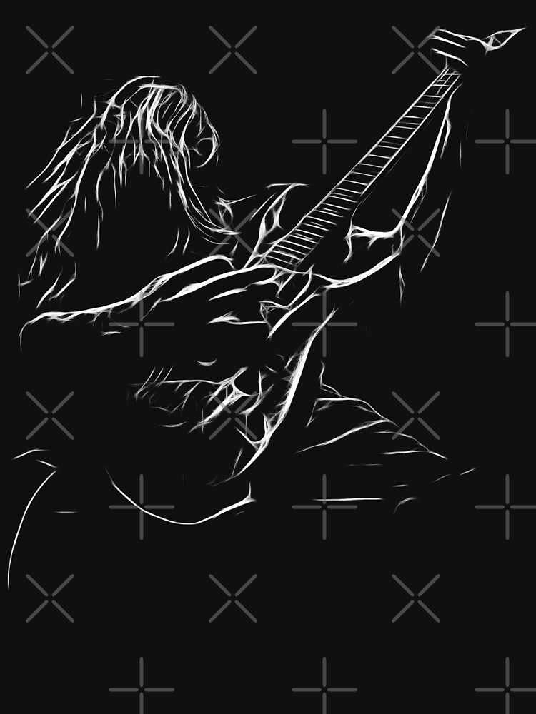 Thumbnail 5 of 5, Zipped Hoodie, Rock star guitarist | Rock music | T-shirt designed and sold by bibiyusDESIGN.