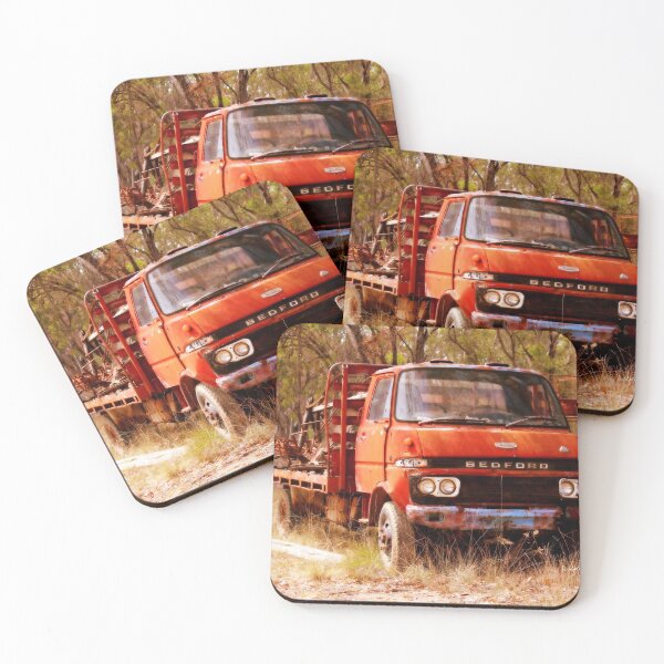 Item preview, old rusty small truck designed and sold by AHELENE.