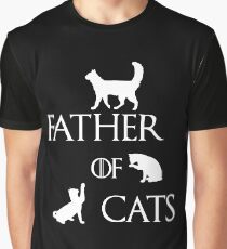 FATHER OF CATS Graphic T-Shirt