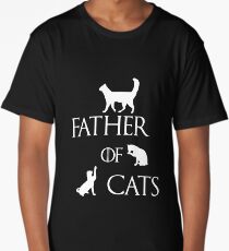 FATHER OF CATS Long T-Shirt
