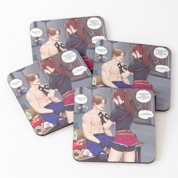 Item preview, Claire Redfield patching up Leon designed and sold by Tvrs01001.