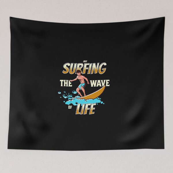 Item preview, Just Surfing The Wave of Life designed and sold by Surfing Designs.Life.