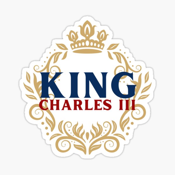 King Charles III Crest Sticker