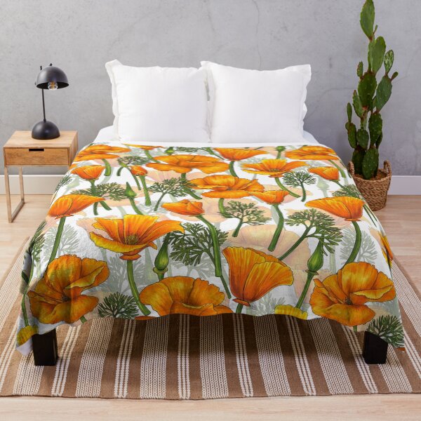 Item preview, California poppies designed and sold by Katerina Mitkova Kirilova.