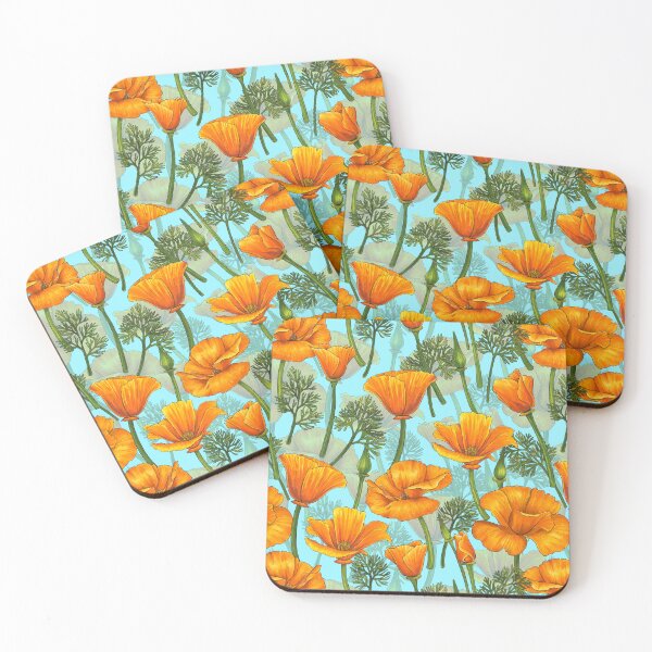 Item preview, California poppies 2 designed and sold by Katerina Mitkova Kirilova.