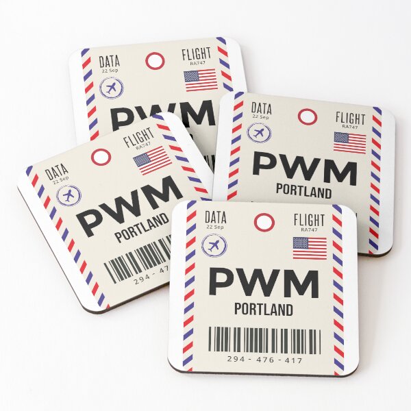 Item preview, Portland Airport Code Travel Tag, PWM, Portland Luggage Tag - Gift For Traveler designed and sold by InspireShop.