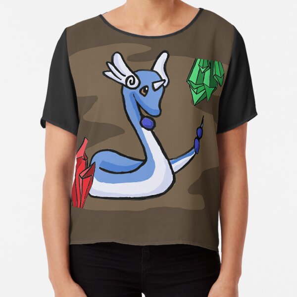 Arte logo pokemon dragonair per la progettazione di t-shirt o