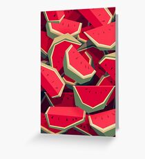 Too many watermelons Greeting Card