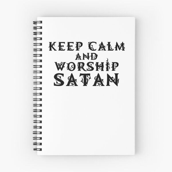 Item preview, Keep Calm and Worship to Satan designed and sold by WPahat.